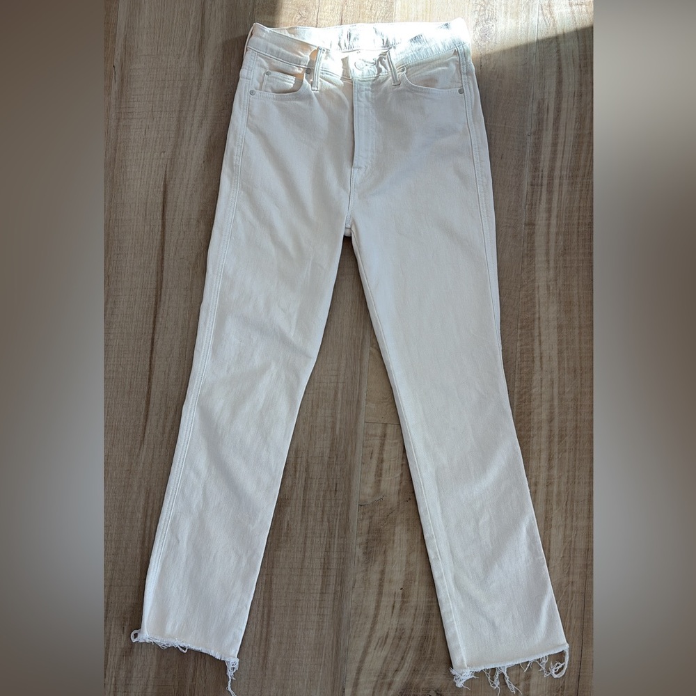 Mother High Waisted Rascal Ankle Fray Jean in Play Date